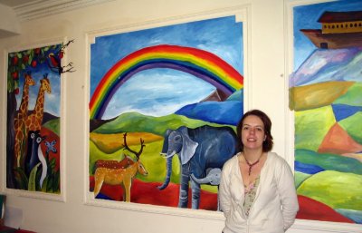 Recently commissioned (2006) mural for Gateway Vineyard Creche Room